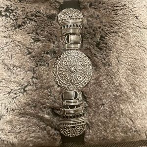 Chico’s Leather Ornate Belt